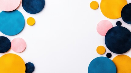 Colorful abstract geometric shapes background