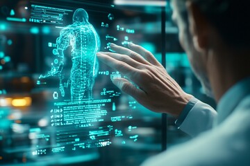 Futuristic 3D Holographic Medical Display Technology