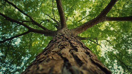 Obraz premium Looking Up at a Mighty Tree