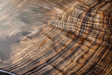 Close up of a wooden surface with a natural wood grain pattern.