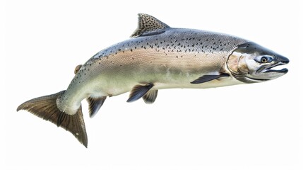 Naklejka premium isolated picture of a fish, for kid education