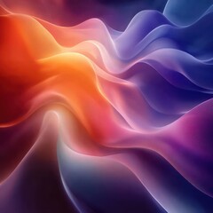 Obraz premium Abstract Wavy Gradient