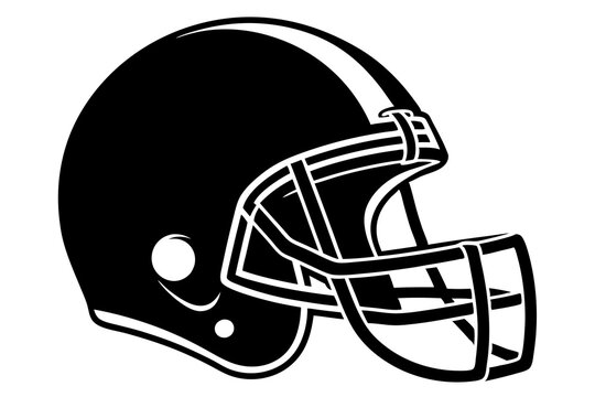 recommend clip art: american football helmet silhouette.