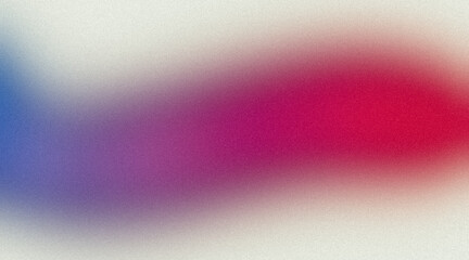 Purple red blue color on white background, backdrop design, rough, shiny, glowing, grungy, grainy gradient texture banner or poster, empty space