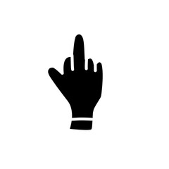hand silhouette icon