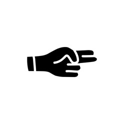 hand silhouette icon