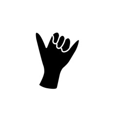 hand silhouette icon