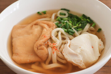 手作りきつねうどん