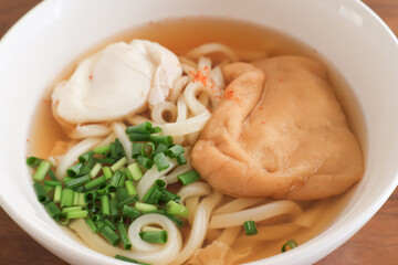 手作りきつねうどん