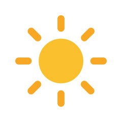 sun flat icon