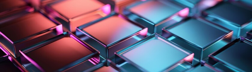 A Close-up Shot of a Digital identity prisms, refracting diverse light