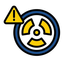 Fototapeta premium Radioactive Icon