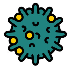 Fototapeta premium Virus Icon