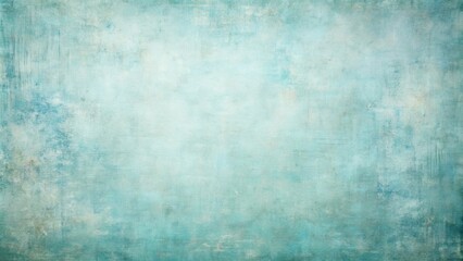 Obraz premium Abstract Textured Background with Distressed and Faded Teal Hues