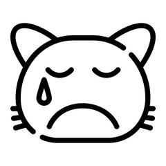 tears line icon