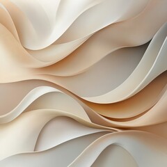 Obraz premium Abstract Beige Waves