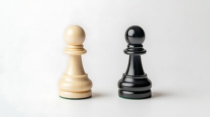 Exploring the strategic depth of chess understanding the dynamics between black and white pawns in the game