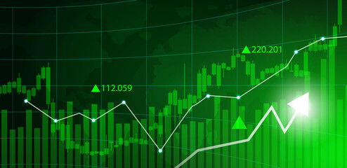 Trading chart background. Suitable for forex, gold, crypto, stock, and finance. Business vector 