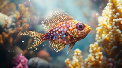 Colorful Fish in Coral Reef