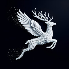 Obraz premium bird paper