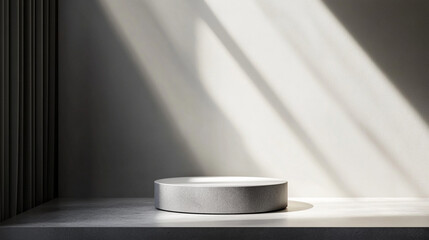 podium design with lighting