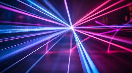 Obraz premium Advanced Laser Light Technology in Focus