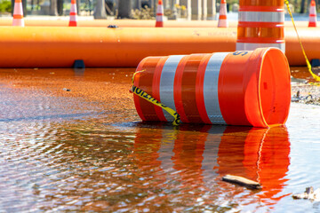 Flooded road