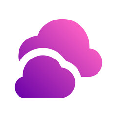 cloud gradient icon