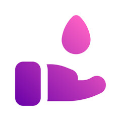 save water gradient icon
