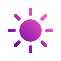 sun gradient icon