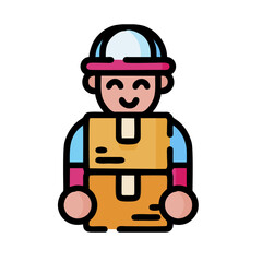 Obraz premium worker with a wrench