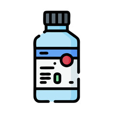 illustration of a bottle of water