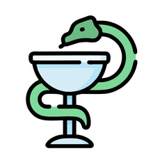 cartoon android with a syringe