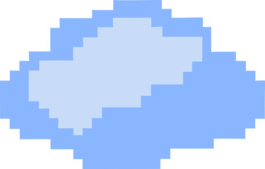 Obraz premium pixel cloud