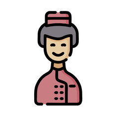 illustration of a person holding a sign