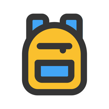 recommend clip art: backpack outline fill icon