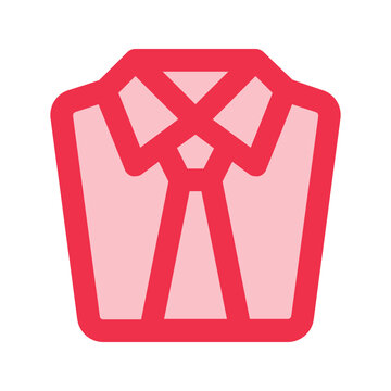 red shirt icon clip art preview