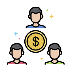 businessman with money