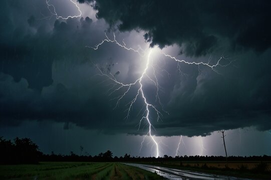bad weater, lightning, asia