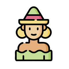 person with hat