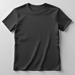 Black tshirt front view