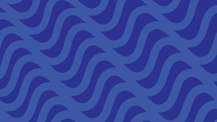 Dark blue wavy line pattern abstract background for backdrop or fabric style