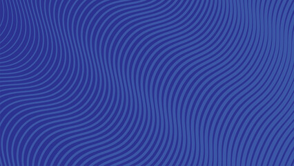 Dark blue wavy line pattern abstract background for backdrop or fabric style
