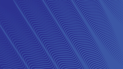 Dark blue wavy line pattern abstract background for backdrop or fabric style