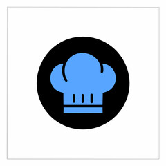 Chef hat vector icon. Cooking symbol.