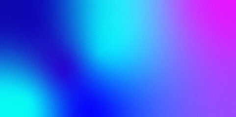 Blue purple grainy gradient vertical glowing abstract light wave on black noise texture background .Neon purple blue and mint green colorful gradient background Best design for your ad, poster, .	