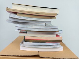 stack of books