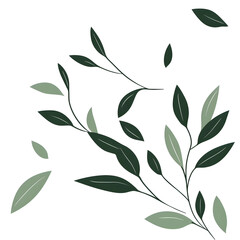 Whimsical Floral and Foliage Designs seamless pattern: Playful Doodles, Geometric Leaves, and Elegant Wildflowers in Bold and Soft Color Palettes.