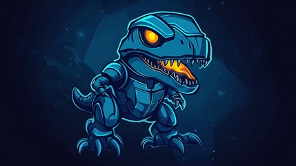 Fototapeta premium Cybernetic Dinosaur