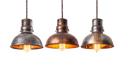 Three Black Hanging Lanterns